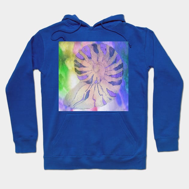 NAUTILUS SHELL IMPRESSIONS Hoodie by Overthetopsm